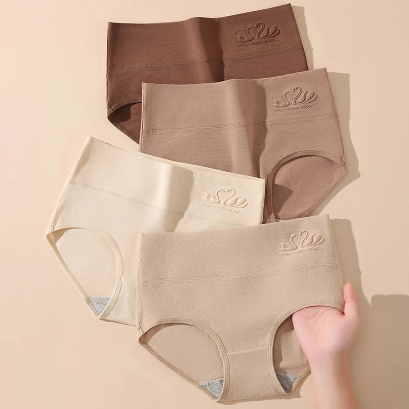 High-Waist Shaping Briefs — Set of 4
