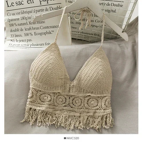 Crochet Halter Crop Top