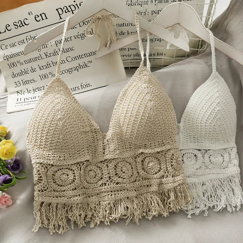 Crochet Halter Crop Top