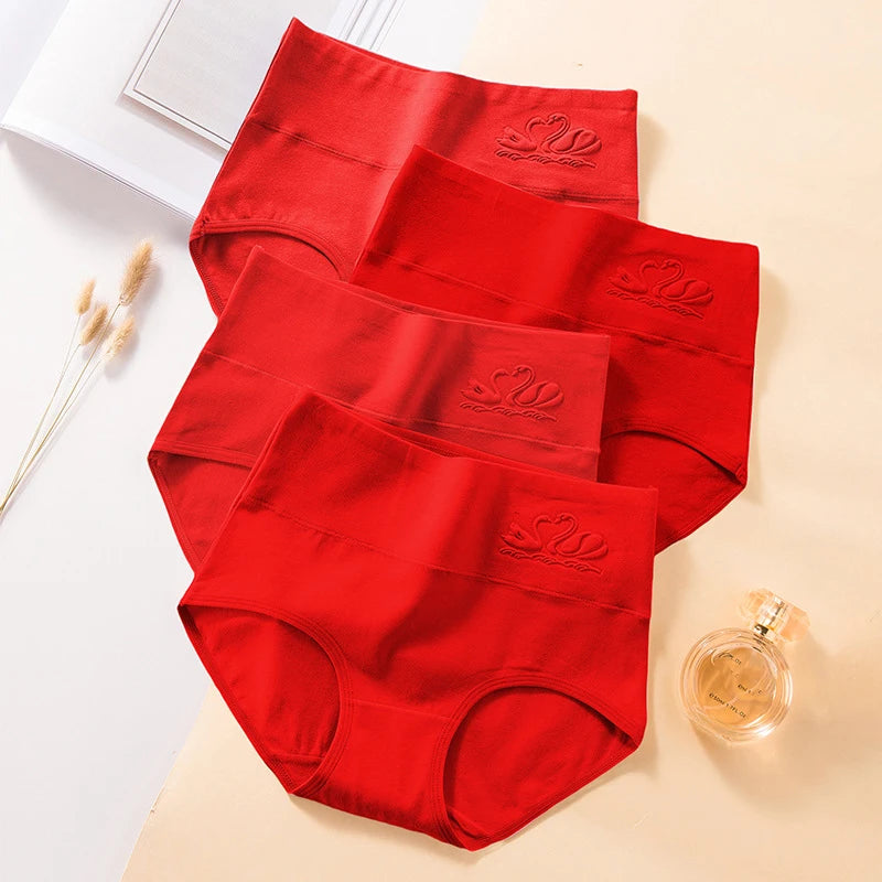 High-Waist Shaping Briefs — Set of 4