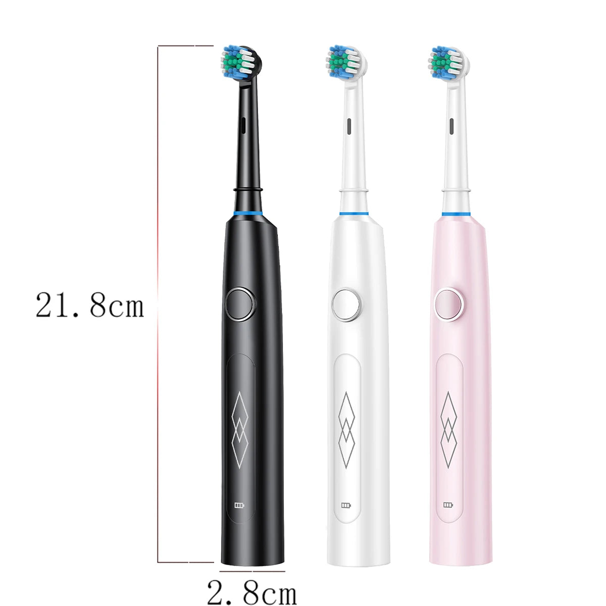 Dentelle SonicPro Electric Toothbrush + 8 Brush Heads