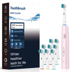 Dentelle SonicPro Electric Toothbrush + 8 Brush Heads