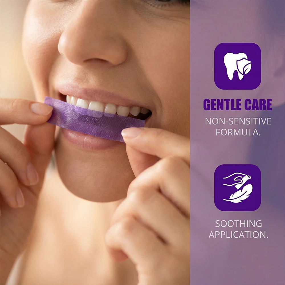 Dentelle Purple Whitening Strips