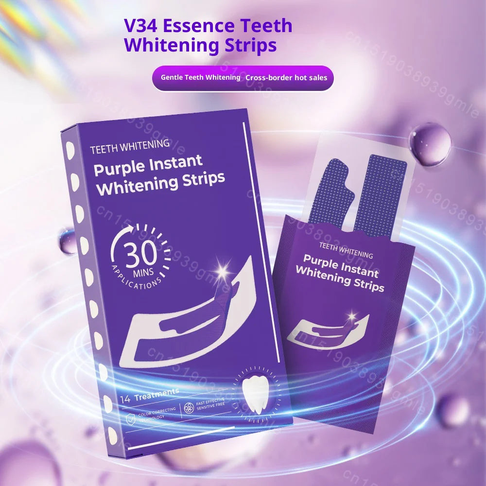 Dentelle Purple Whitening Strips