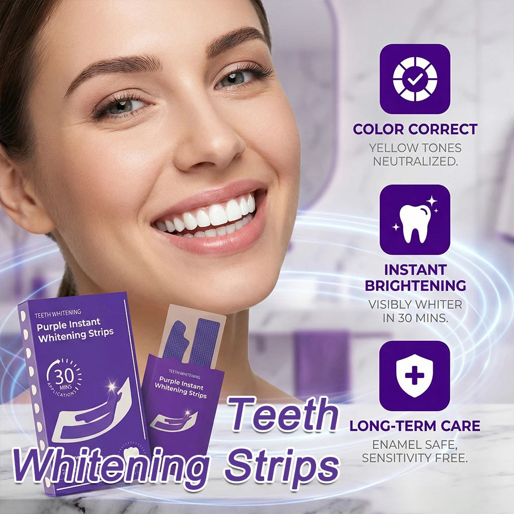 Dentelle Purple Whitening Strips