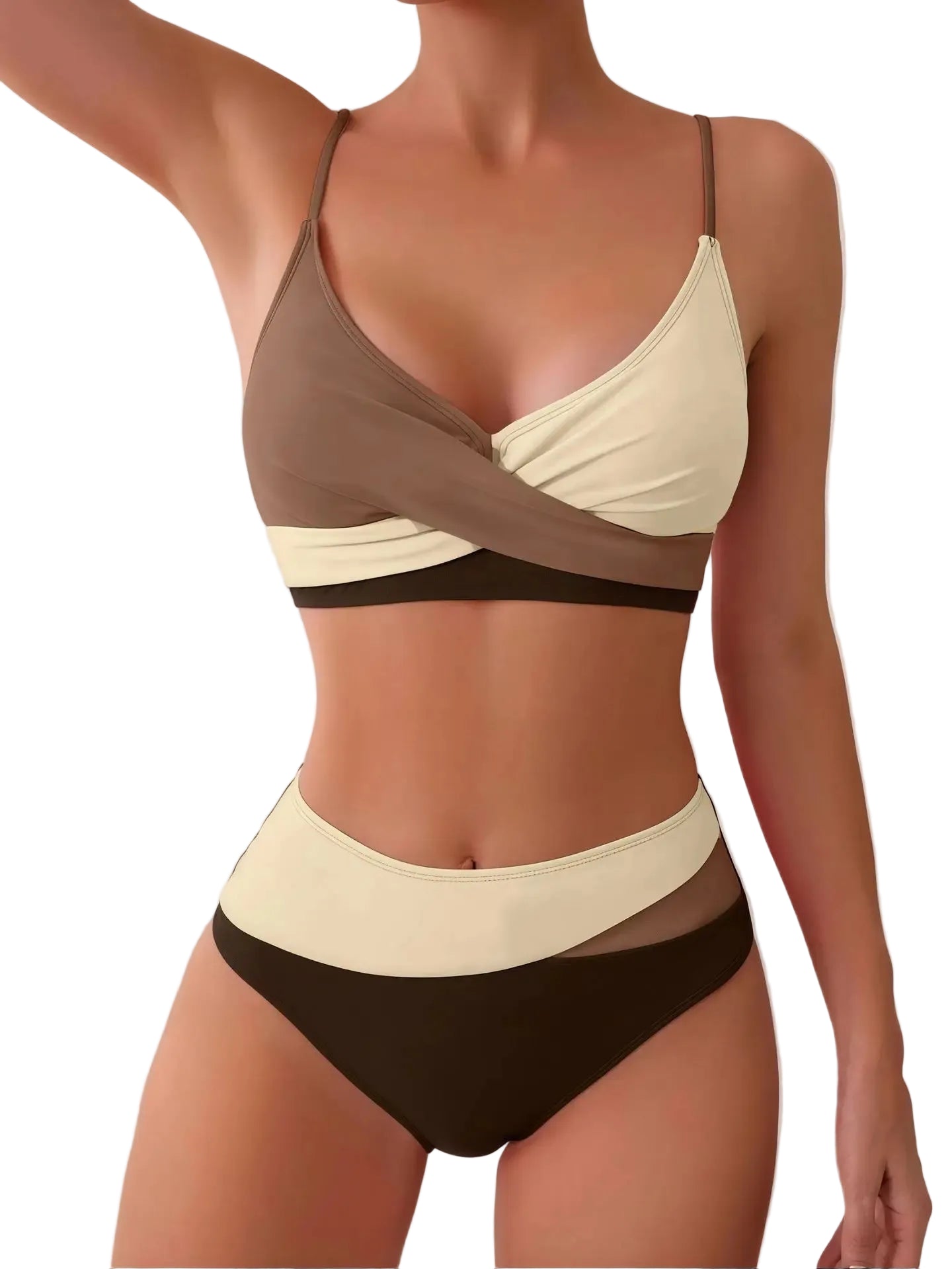 Patchwork Two-Piece Bikini Set