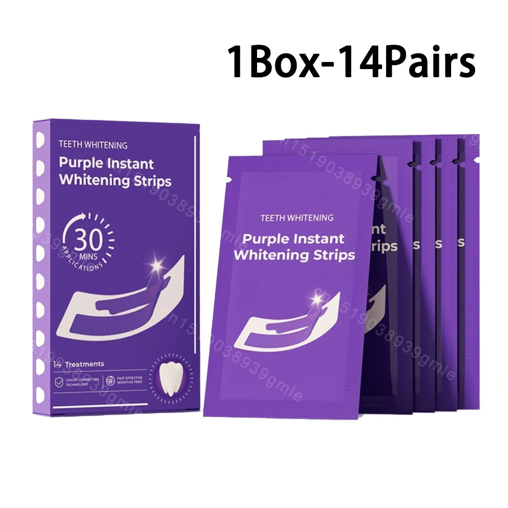 Dentelle Purple Whitening Strips